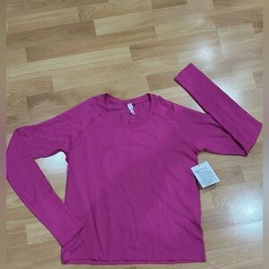 New Lululemon Swiftly Tech Long Sleeve in Sonic Pink